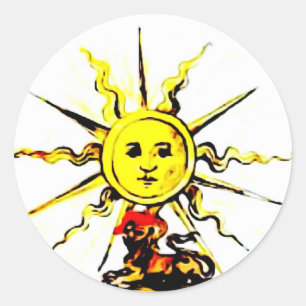 LAATSTE BOEK VAN NOSTRADAMUS RONDE STICKER