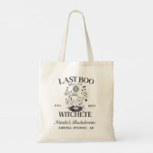 Laatste boek voordat ik Bachelorette Halloween Par Tote Bag (Achterkant)