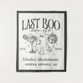 Laatste boek voordat ik Bachelorette Halloween Par Wandkleed (Voorkant)