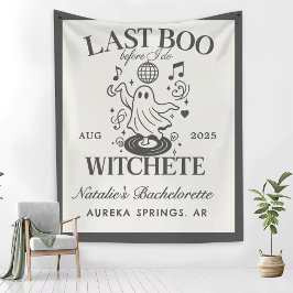 Laatste boek voordat ik Bachelorette Halloween Par Wandkleed