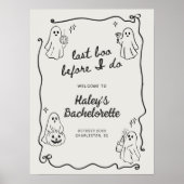 Laatste boek voordat ik Halloween Bach Welkom doe Poster (Voorkant)