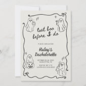 Laatste boek voordat ik Halloween Bachelorette doe Kaart (Voorkant)