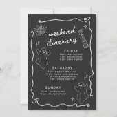 Laatste boek voordat ik Halloween Bachelorette doe Kaart (Achterkant)