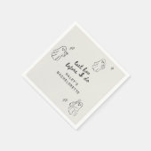 Laatste Boo voor ik het doe Excentrieke Halloween  Servet (Hoek)