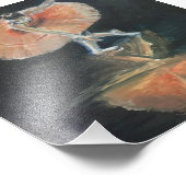 Laatste boog sinaasappel Tutu Ballerina Print Foto Afdruk (Hoek)