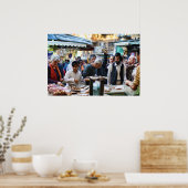 Laatste brood op de markt poster (Keuken)