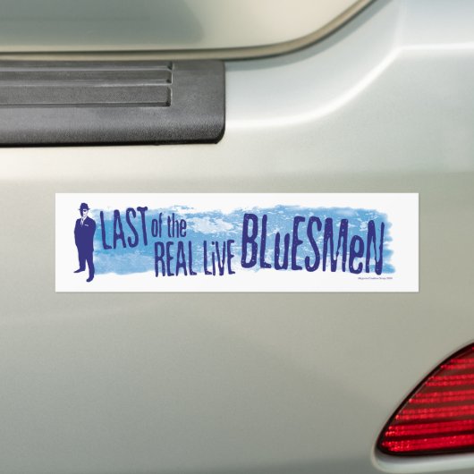 Laatste Bumpersticker van Live Bluesmen (Op auto)