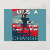 Laatste campagneslogan van Hillary Clinton voor 20 Briefkaart (Voorkant)