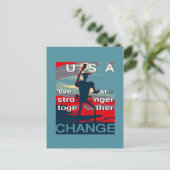 Laatste campagneslogan van Hillary Clinton voor 20 Briefkaart (Staand voorkant)