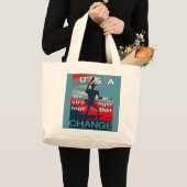 Laatste campagneslogan van Hillary Clinton voor 20 Grote Tote Bag (Voorkant (product))