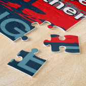 Laatste campagneslogan van Hillary Clinton voor 20 Legpuzzel (Zijkant)