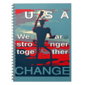 Laatste campagneslogan van Hillary Clinton voor 20 Notitieboek (Voorkant)