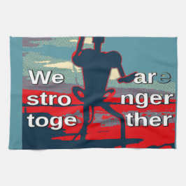 Laatste campagneslogan van Hillary Clinton voor 20 Theedoek