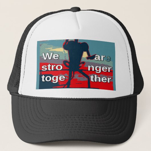 Laatste campagneslogan van Hillary Clinton voor 20 Trucker Pet (Voorkant)