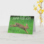 Laatste Chemo Sprong van Blijdschap Kaart (Gele Bloem)