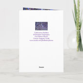 Laatste chemo viering bubbels kaart (Achterkant)