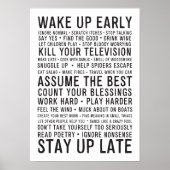 laatste citroenmanifest poster (Voorkant)