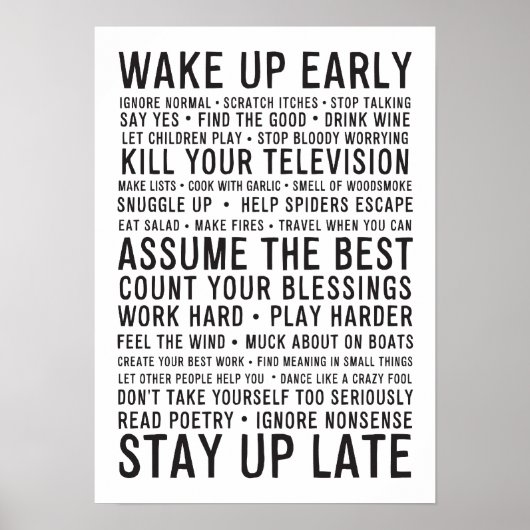 laatste citroenmanifest poster (Voorkant)