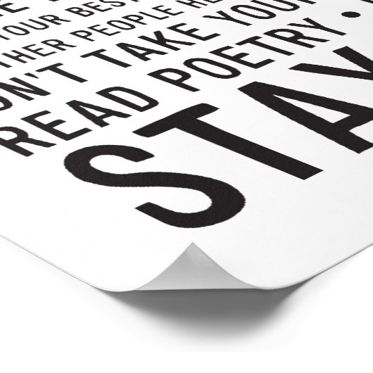 laatste citroenmanifest poster (Hoek)