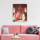 Laatste communie van St. Jerome - Botticelli Canvas Afdruk (Insitu (Woonkamer))