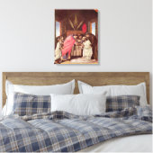 Laatste communie van St. Jerome - Botticelli Canvas Afdruk (Insitu (Slaapkamer))