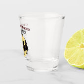 Laatste Cowboy Bruidsjonker Naam vrijgezellenfeest Shot Glas (Rechts)