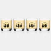 Laatste Cowboy Rodeo Naam Personaliseren Bachelorf Whisky Glas (Achterkant)