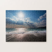 Laatste dag bij het strand legpuzzel (Horizontaal)