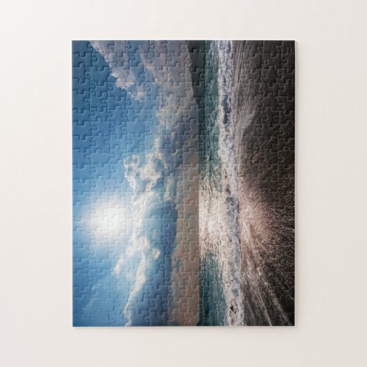 Laatste dag bij het strand legpuzzel (Verticaal)