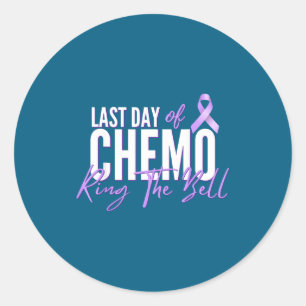 Laatste Dag Chemo Bel Luiden Ronde Sticker