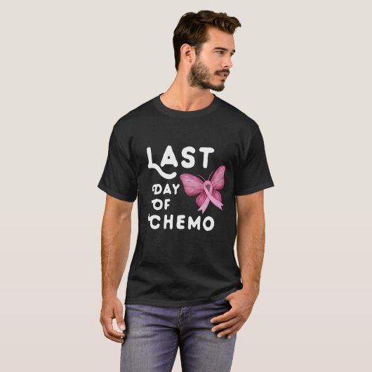 Laatste dag chemo t-shirt (Voorkant volledig)