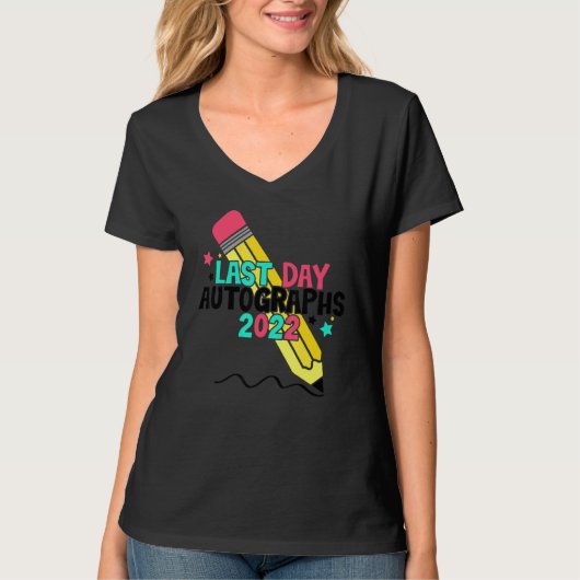 Laatste dag handtekeningen 2022 t-shirt (Voorkant)