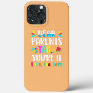 LAATSTE DAG SCHOOL-regenboogleraar Case-Mate iPhone Case