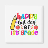 Laatste dag van 1e klas schoolstudent afgestudeerd magneet (Voorkant)