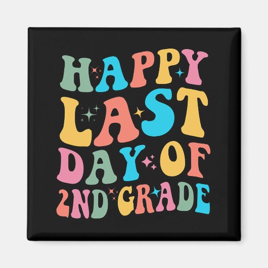Laatste dag van 2e klas Laatste dag van school Gro Magneet (Voorkant)