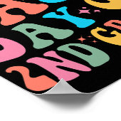 Laatste dag van 2e klas Laatste dag van school Gro Poster (Hoek)