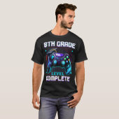 Laatste dag van 8e klas niveau compleet Afstuderen T-shirt (Voorkant volledig)