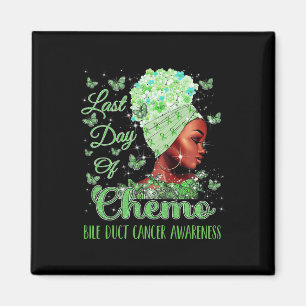Laatste dag van chemo galwegkanker bewustzijn magneet