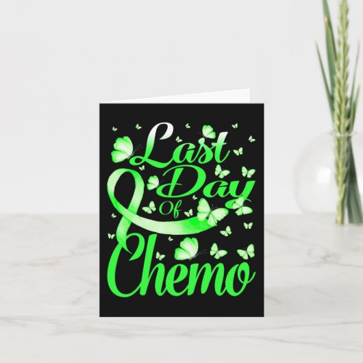 Laatste dag van chemo herseninvaliditeit bewustzij kaart (Voorkant)