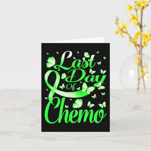 Laatste dag van chemo herseninvaliditeit bewustzij kaart (Gele Bloem)