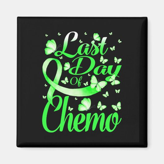 Laatste dag van chemo herseninvaliditeit bewustzij magneet (Voorkant)