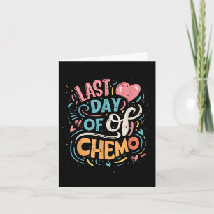 Laatste dag van chemo lymfoom bewustzijn kaart