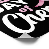 Laatste dag van chemo Overlevende borstkanker Poster (Hoek)