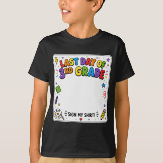 Laatste Dag van de 3e Klas Onderteken Mijn T-shirt
