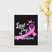 Laatste dag van de bestralingsbehandeling Borstkan Kaart (Gele Bloem)