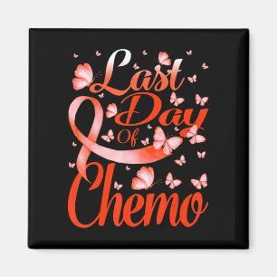 Laatste dag van de chemoleukemie Bewustvlinder  Magneet