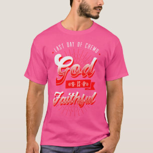 Laatste dag van de chemotherapie-oncoloog Jezus T-shirt