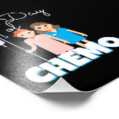 Laatste dag van de chemoziekte foto afdruk (Hoek)