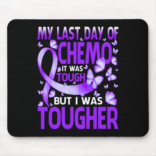 Laatste dag van de dag chemo fibromyalgie bewustzi muismat (Voorkant)
