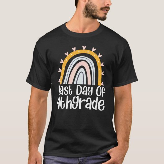 Laatste dag van de derde graadregenboogluipaard te t-shirt (Voorkant)